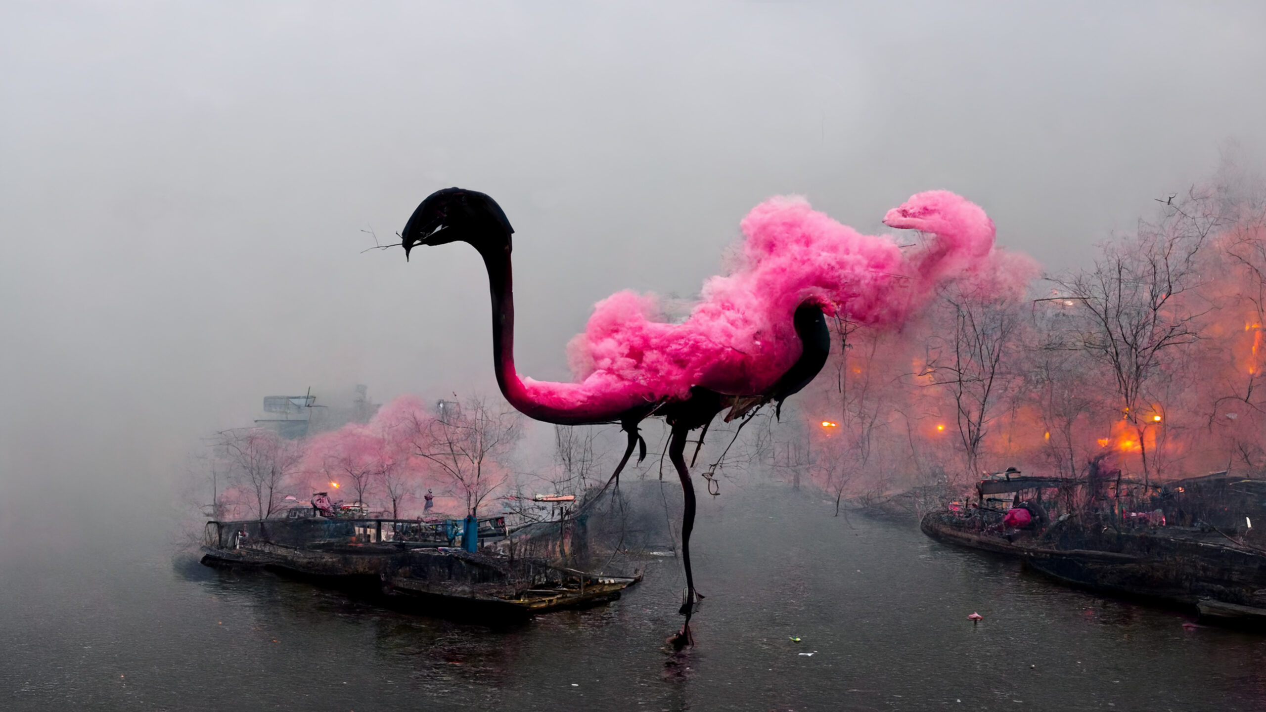 The Flamingo in the Smoke