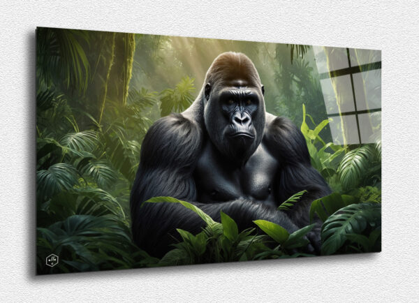 Majestic Gorilla in the Rainforest