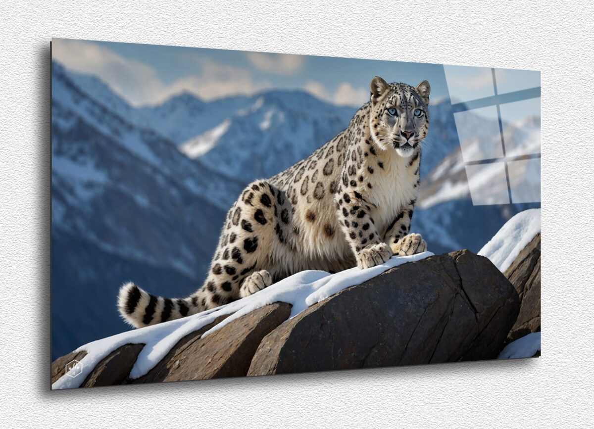 Silent Hunter: Snow Leopard in the Mountains