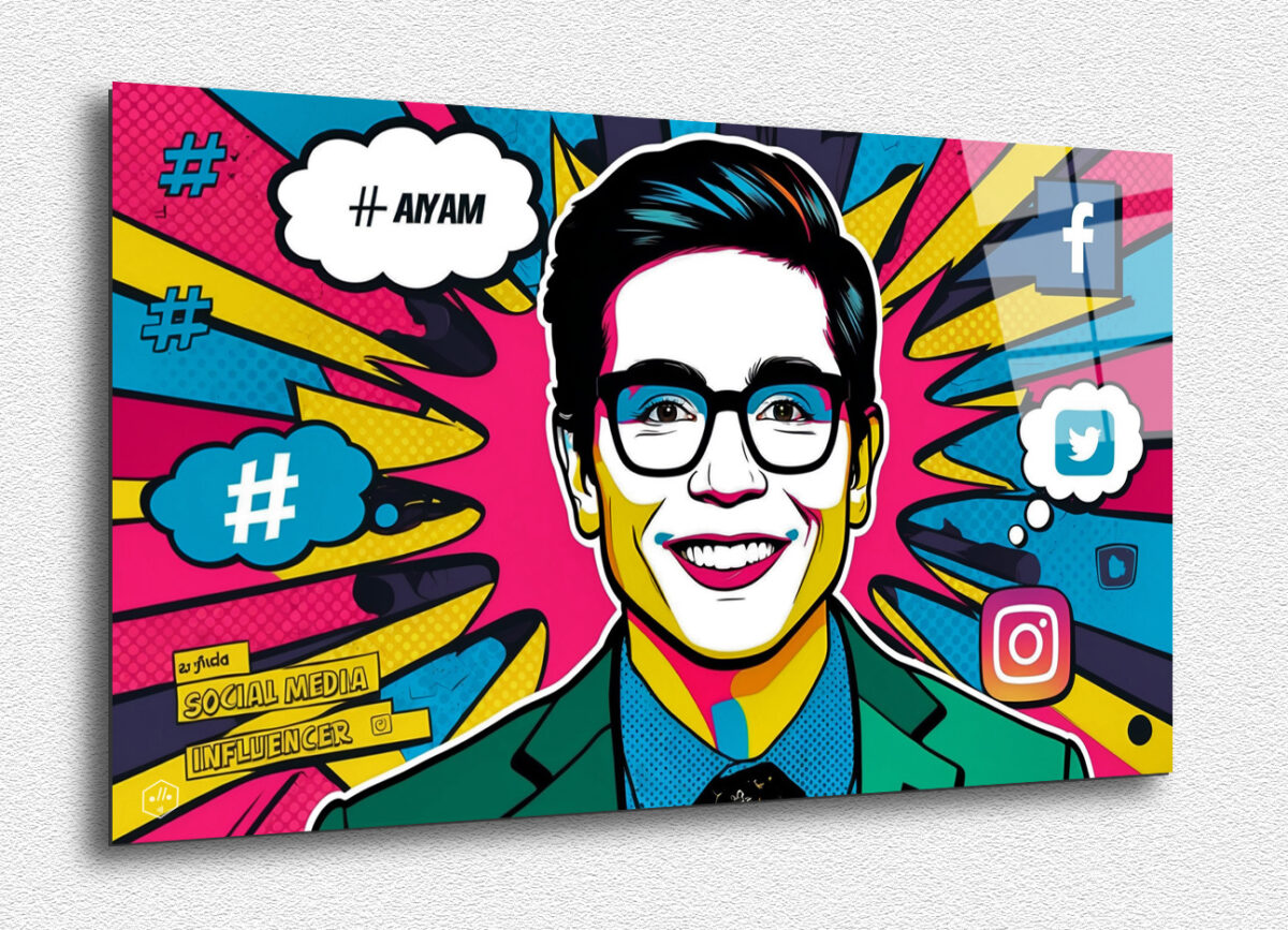 Pop Art Portraits: Social Influencer