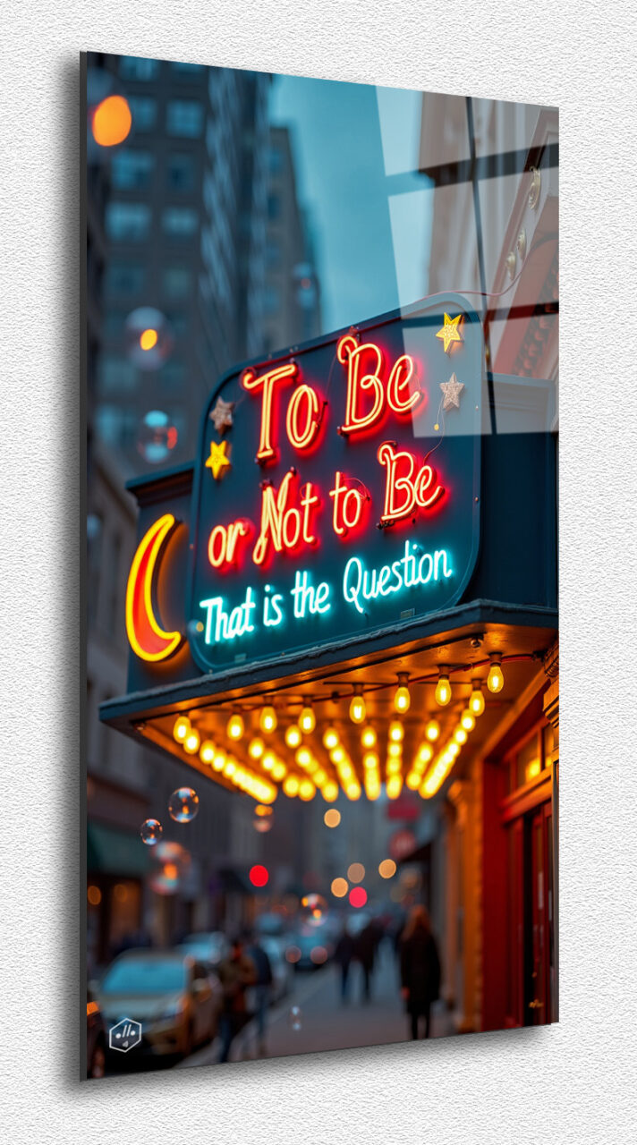 Neon Expressions: Iconic Phrases in Light